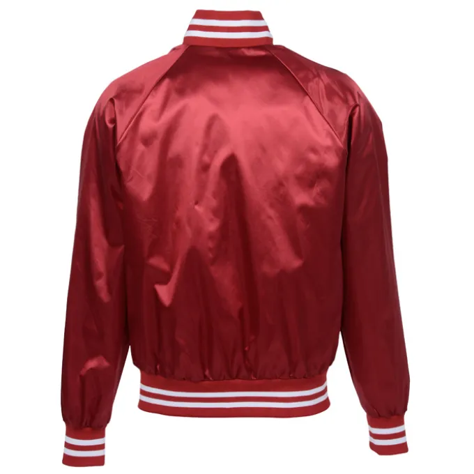 Satin Baseball Jacket