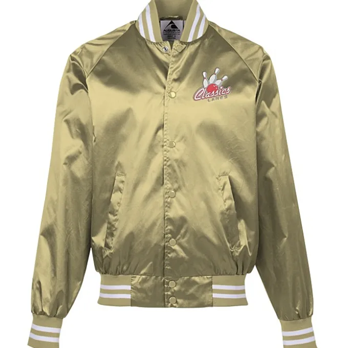Satin Baseball Jacket