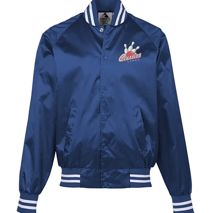 Satin Baseball Jacket