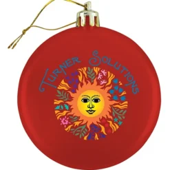 Satin Flat Ornament - Full Color