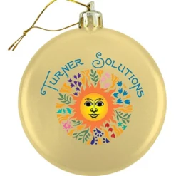 Satin Flat Ornament - Full Color