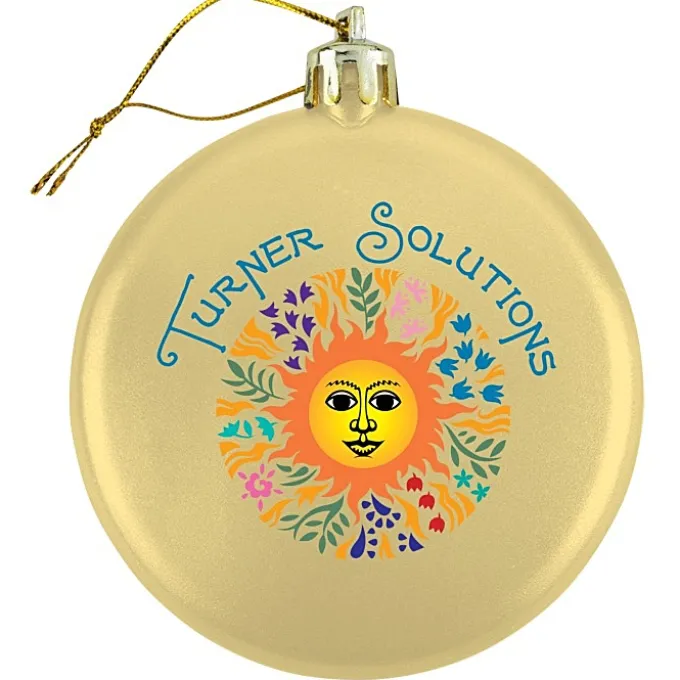 Satin Flat Ornament - Full Color