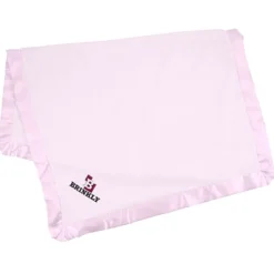 Satin Trim Tahoe Microfleece Baby Blanket