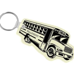 School Bus Soft Keychain - Opaque