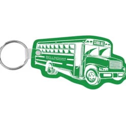 School Bus Soft Keychain - Translucent