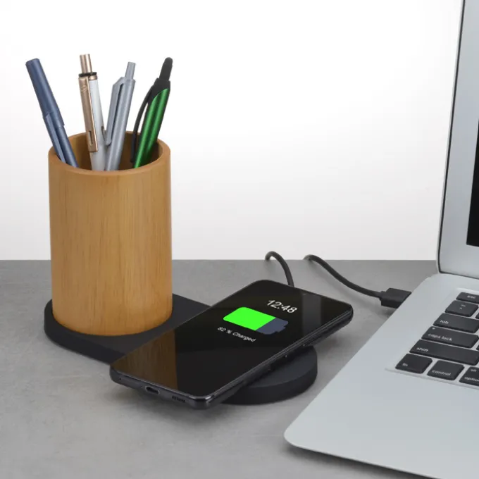SCX Desktop Organizer with Wireless Charger