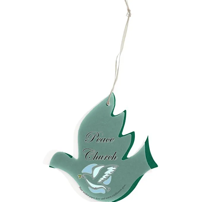 Seeded Paper Ornament - Dove