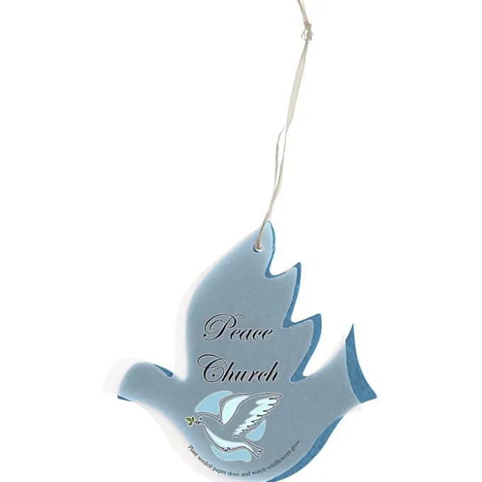 Seeded Paper Ornament - Dove