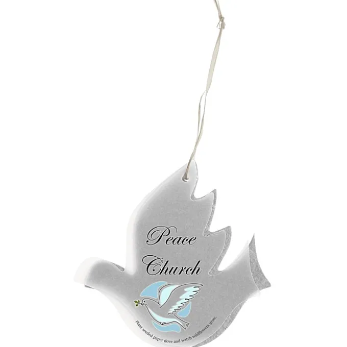 Seeded Paper Ornament - Dove