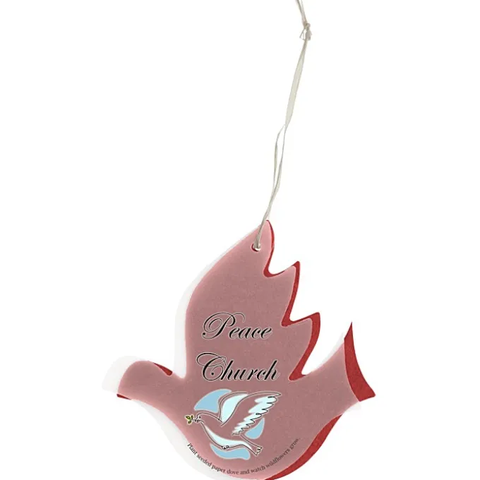 Seeded Paper Ornament - Dove