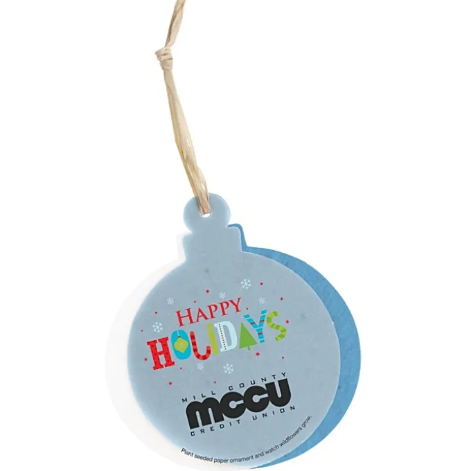 Seeded Paper Ornament - Ornament