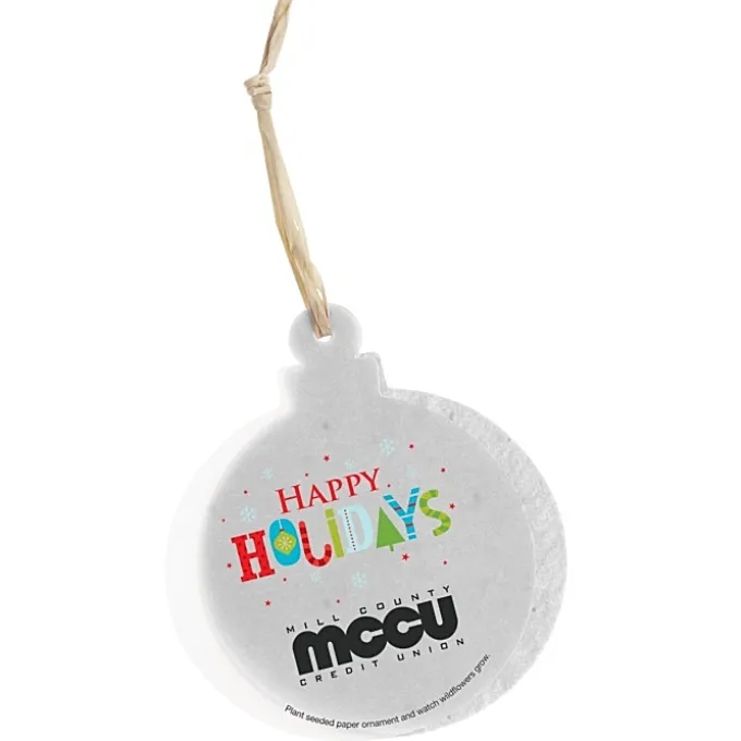 Seeded Paper Ornament - Ornament