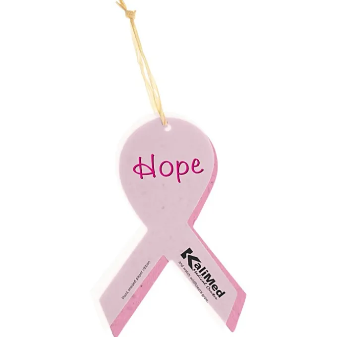 Seeded Paper Ornament - Ribbon