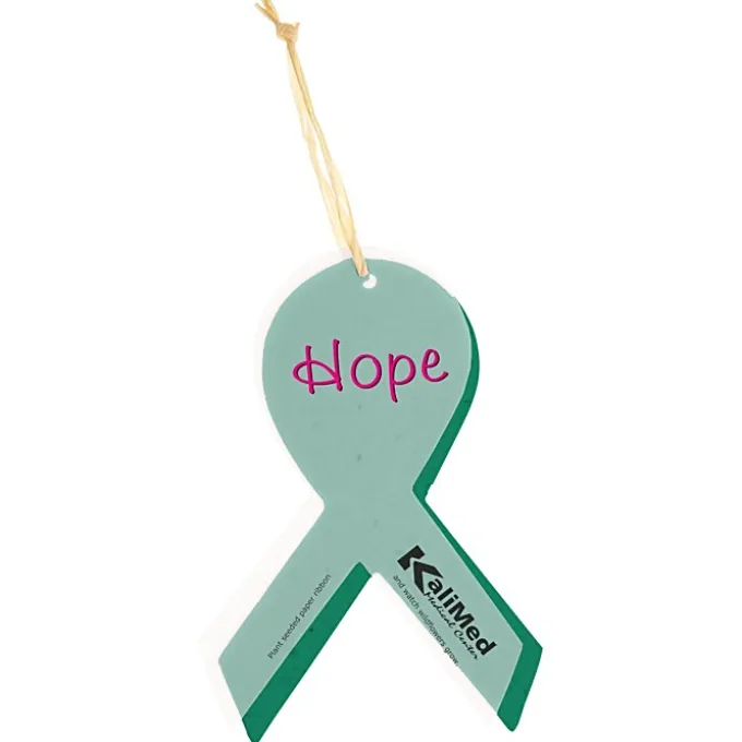 Seeded Paper Ornament - Ribbon