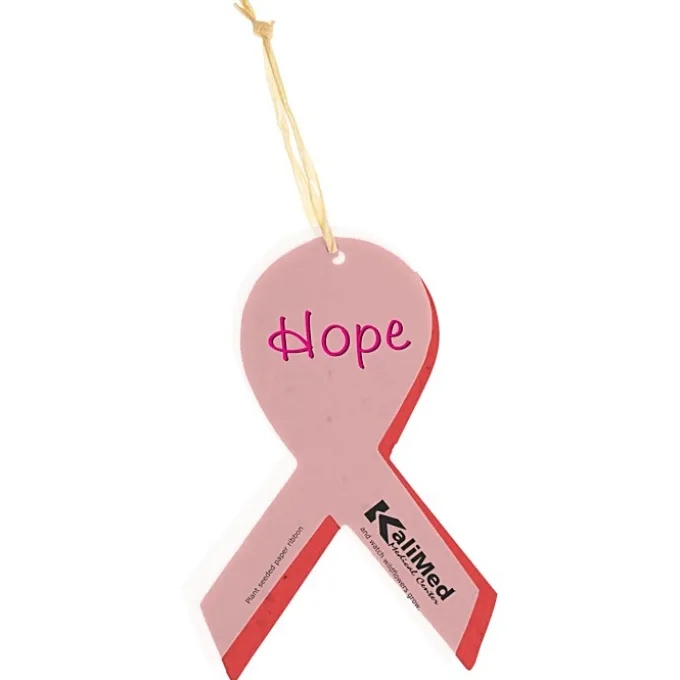 Seeded Paper Ornament - Ribbon