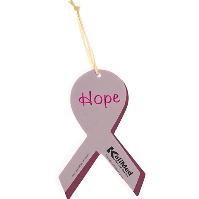 Seeded Paper Ornament - Ribbon