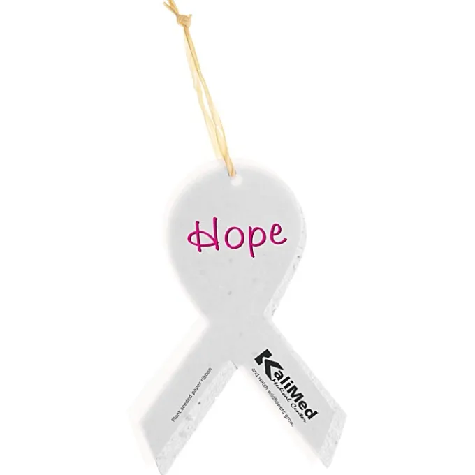 Seeded Paper Ornament - Ribbon