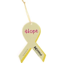 Seeded Paper Ornament - Ribbon