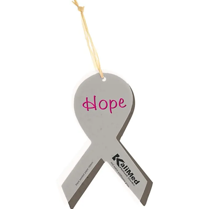 Seeded Paper Ornament - Ribbon