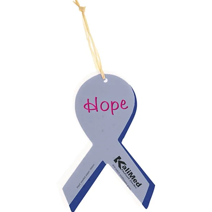 Seeded Paper Ornament - Ribbon