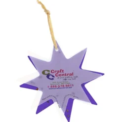 Seeded Paper Ornament - Star