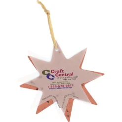 Seeded Paper Ornament - Star