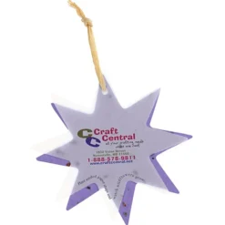 Seeded Paper Ornament - Star
