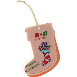 Seeded Paper Ornament - Stocking