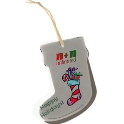 Seeded Paper Ornament - Stocking
