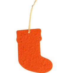 Seeded Paper Ornament - Stocking