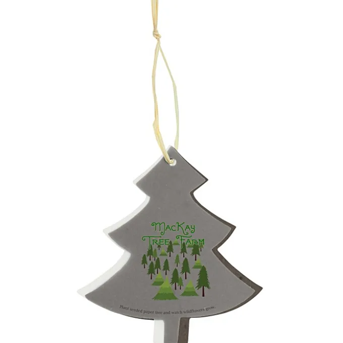 Seeded Paper Ornament - Tree