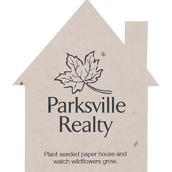 Seed Paper Shapes - House - Colors