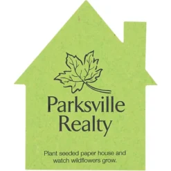Seed Paper Shapes - House - Colors
