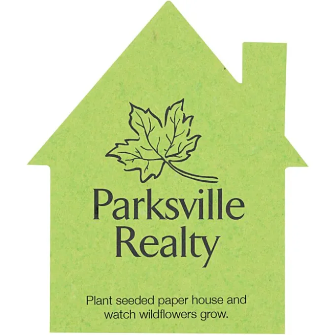 Seed Paper Shapes - House - Colors