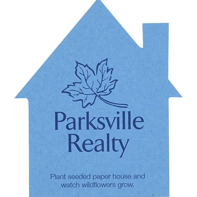 Seed Paper Shapes - House - Colors