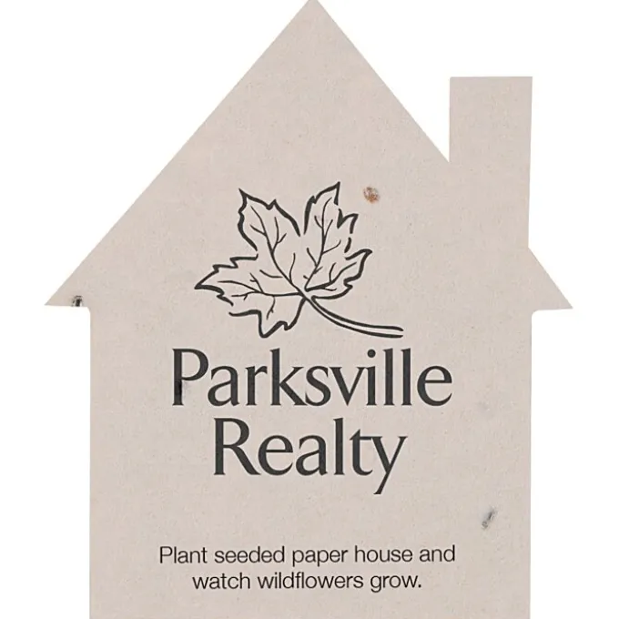 Seed Paper Shapes - House - Colors