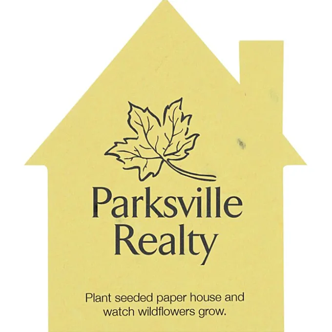 Seed Paper Shapes - House - Colors