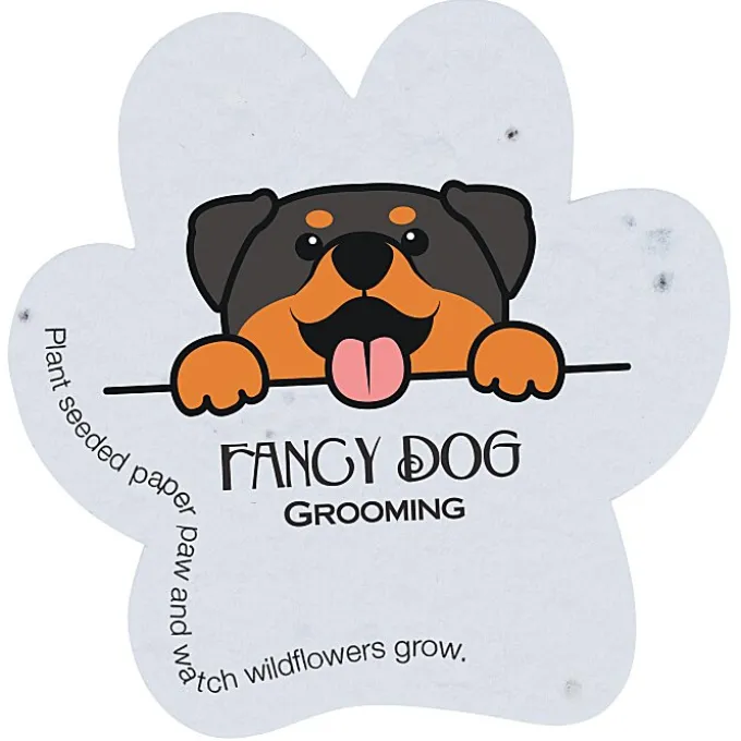 Seed Paper Shapes - Paw