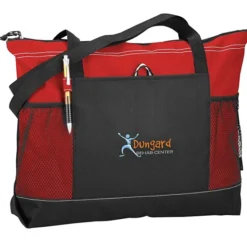 Select Zippered Tote - Embroidered
