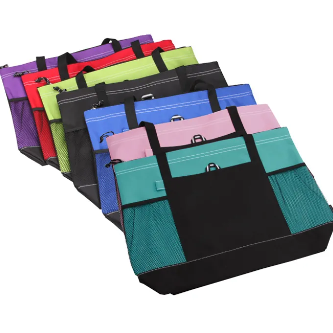 Select Zippered Tote - Embroidered