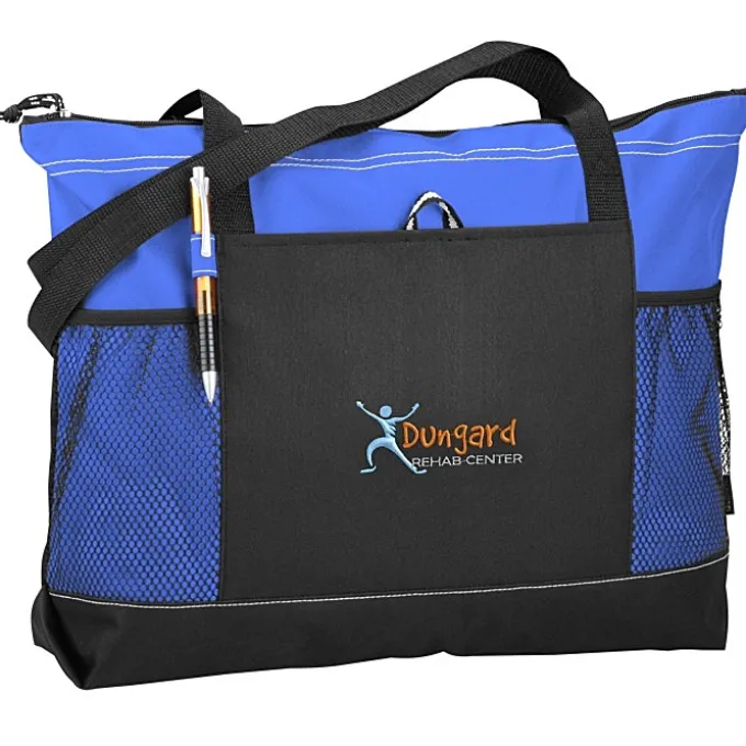 Select Zippered Tote - Embroidered - 24 hr