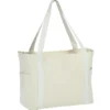 Selene Zippered Cotton Utility Tote