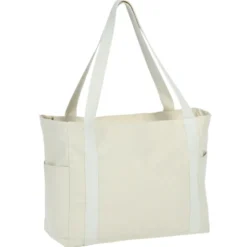 Selene Zippered Cotton Utility Tote