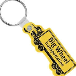 Semi-Truck Soft Keychain - Opaque