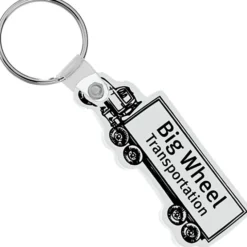 Semi-Truck Soft Keychain - Opaque