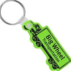 Semi-Truck Soft Keychain - Translucent