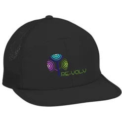 Seven Panel Flat Bill Outdoor Cap