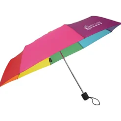 Shed Rain Super Mini Umbrella - Rainbow - 42-inch Arc