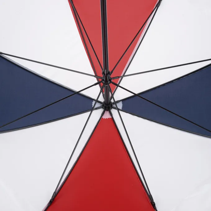 Shed Rain Windjammer Vented Golf Umbrella - Red / White / Blue - 62-inch Arc