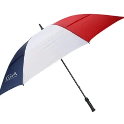 Shed Rain Windjammer Vented Golf Umbrella - Red / White / Blue - 62-inch Arc
